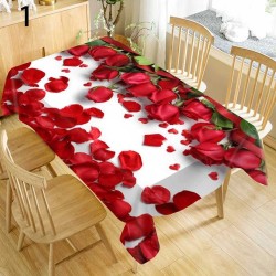 Customized Any of Your Designs/Image/Logo Table Cloth Rectangular Waterproof Party/Wedding/Exhibition Table Cover