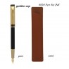 Custom Text Fountain Pen With Exquisite Leather Case