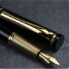 Custom Text Fountain Pen With Exquisite Leather Case