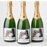 Customized Photos & Logo champagne bottle stickers