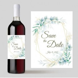 Custom Personalized Wine Labels/Stickers for Special Events - Weddings, Engagements, Birthday Parties etc