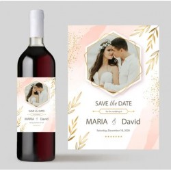 Custom Personalized Wine Labels/Stickers for Special Events - Weddings, Engagements, Birthday Parties etc