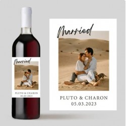 Custom Personalized Wine Labels/Stickers for Special Events - Weddings, Engagements, Birthday Parties etc