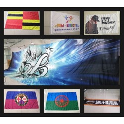 Custom Flags And Banners Flying/Hanging Any Size Logo - Customized Printed for Promotions